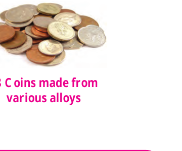 Figure 8.18 – Coins made from various alloys